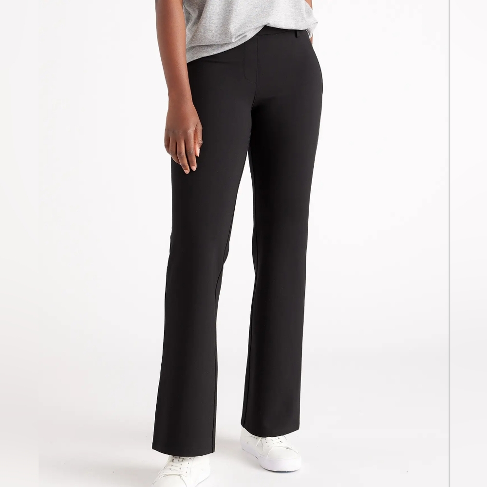 Quince Ultra Stretch Ponte Bootcut Pants Medium Tall